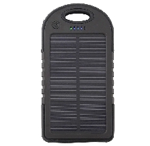 Power Bank аккумуляторы - Аккумулятор на солнечных батареях Solar 5000 mAh black